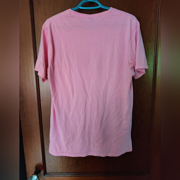 Threadless Emotional Labourers Design on Pink Unisex T-shirt - Picture 3 of 9